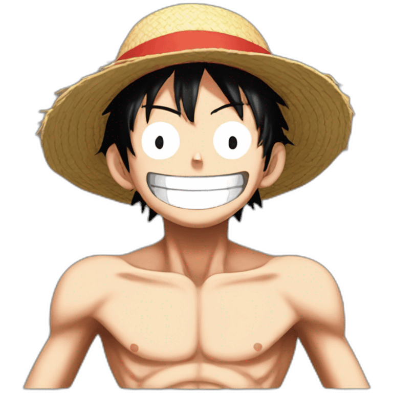 Monkey D. Luffy torse emoji