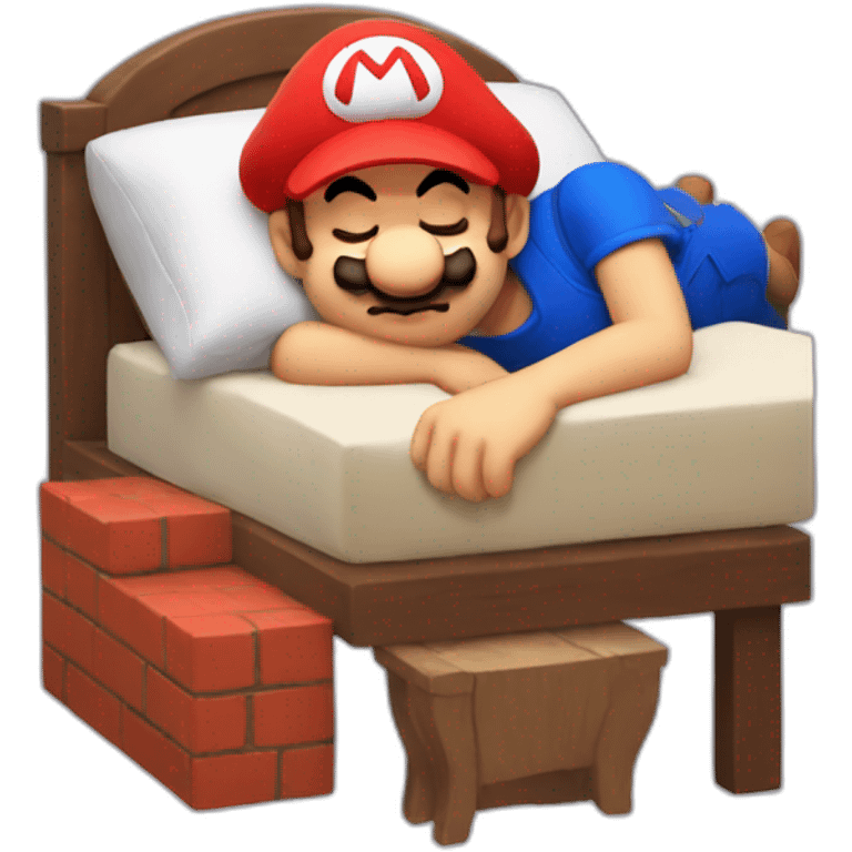 mario sleeping emoji