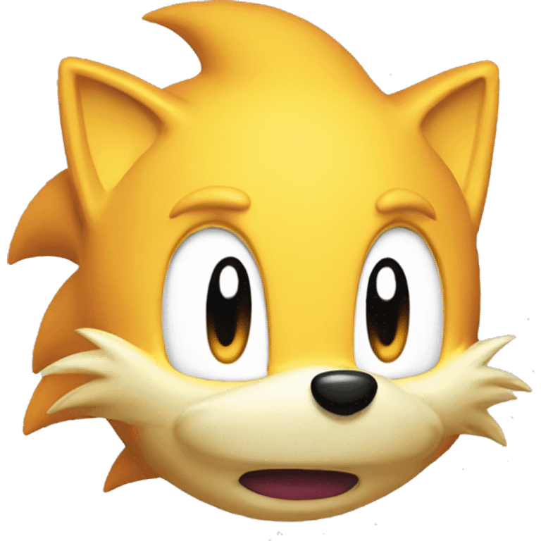 tails head, sonic emoji