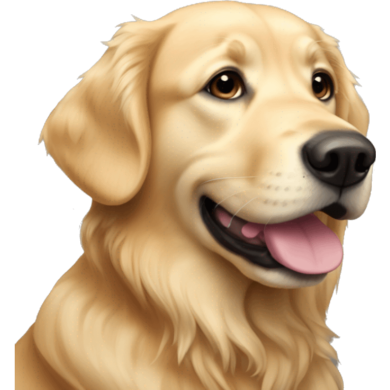 Golder retriever  emoji