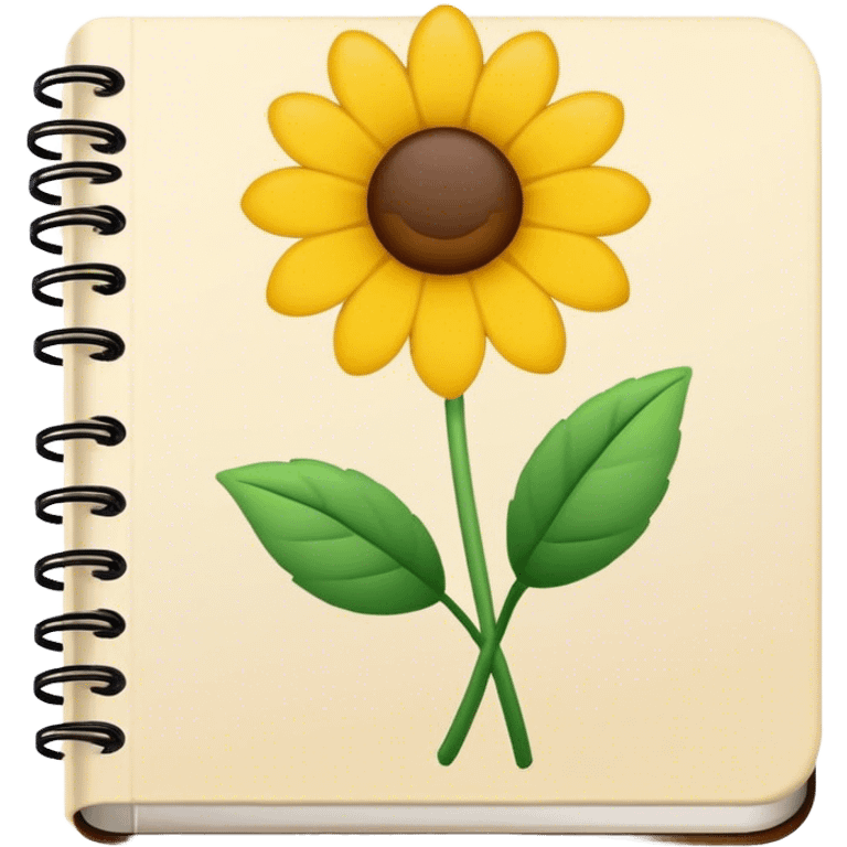 flower notebook emoji