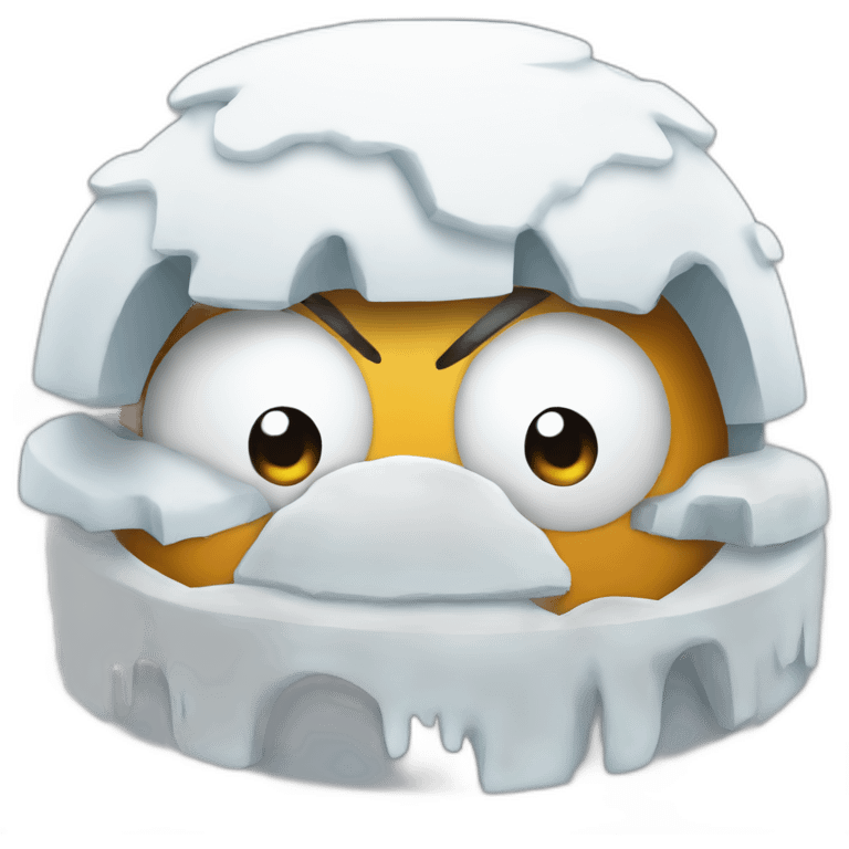 igloo shivering face emoji