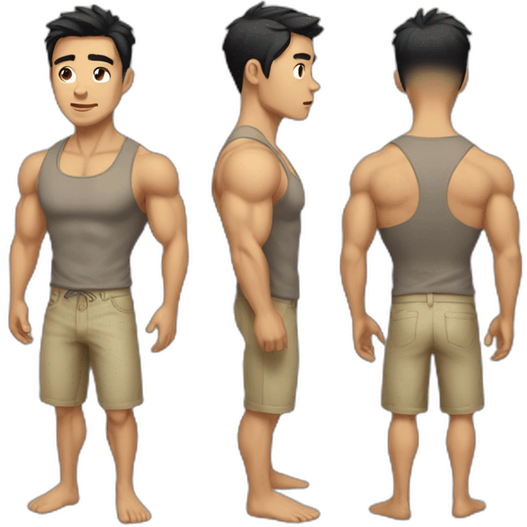 buffed-asian-guy emoji