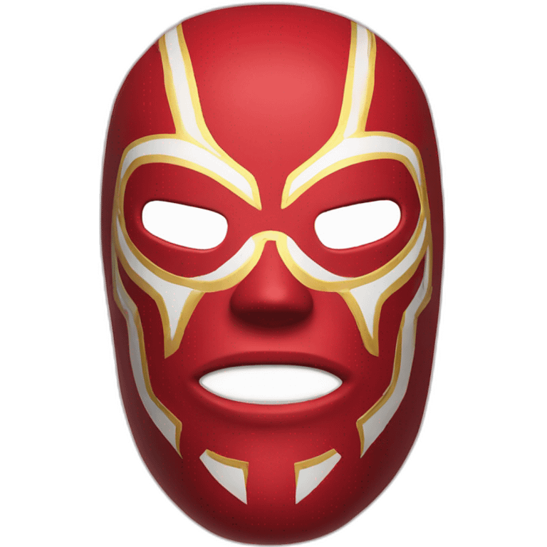 luchador sky blu red emoji