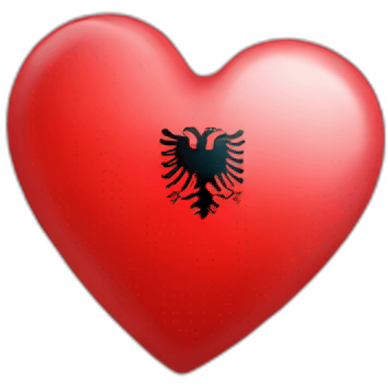 heart albania emoji