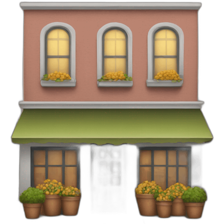 restaurant in the city emoji