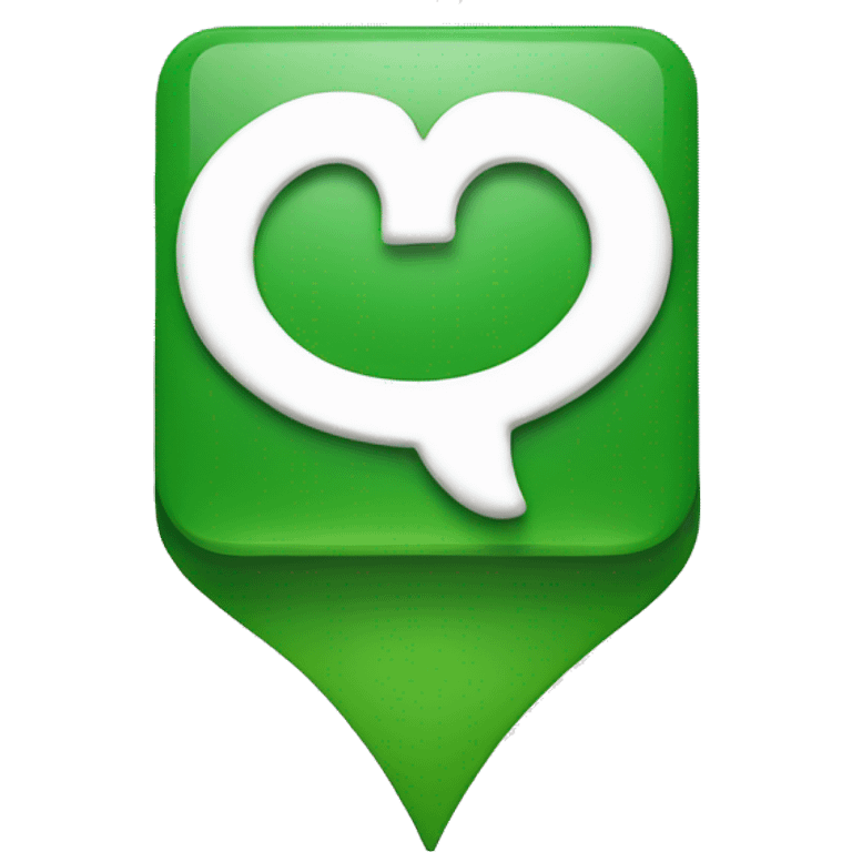 Green Tick Looks like WhatsApp  emoji