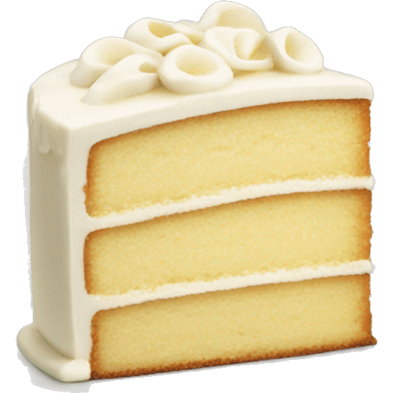 Vanilla cake  emoji