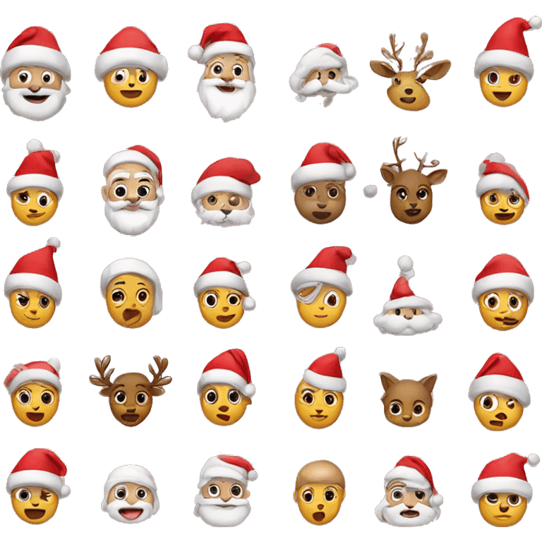 Christmas cute emoji’s that are asthetic emoji