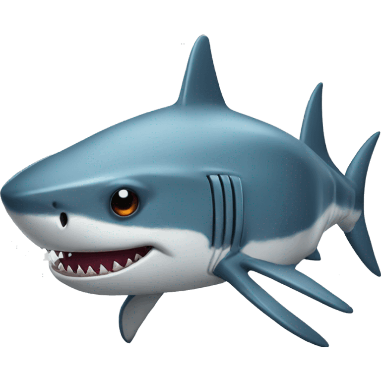 shark robot emoji