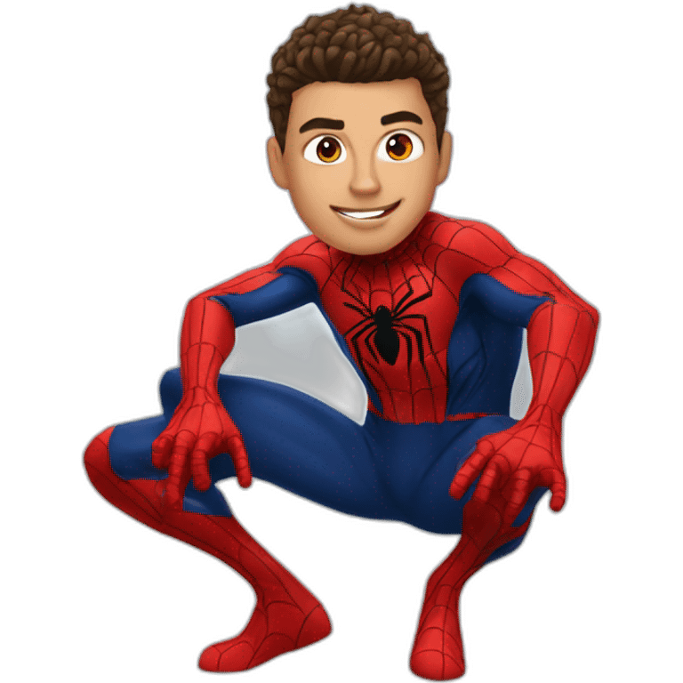 Ronaldo spider man emoji