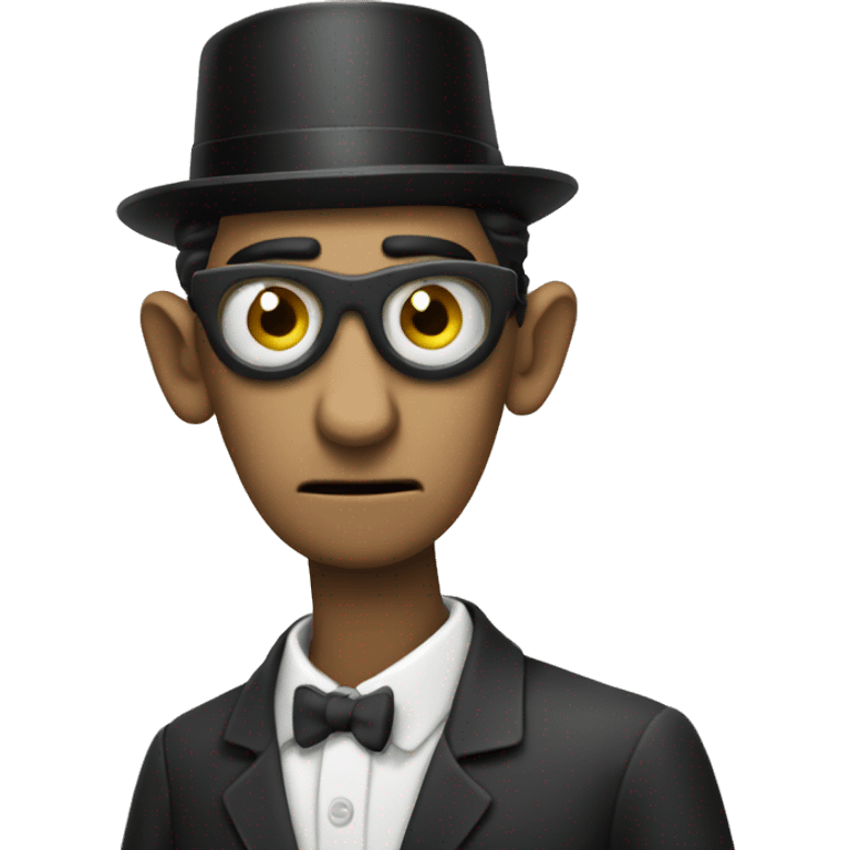 Kafka holds a cell phone in his hands emoji