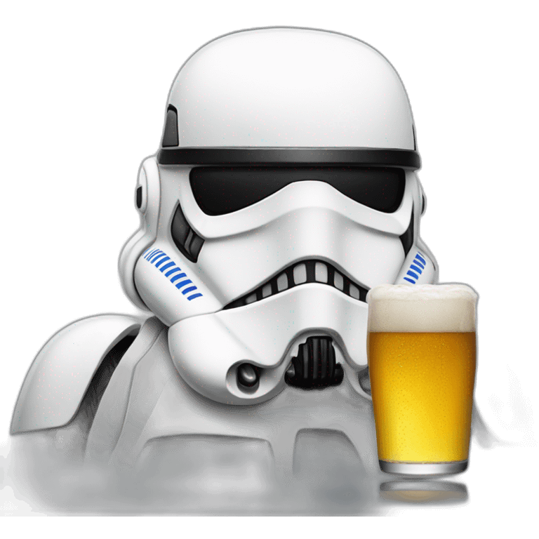 stormtrooper with a beer emoji