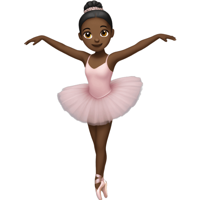 Black ballerina emoji