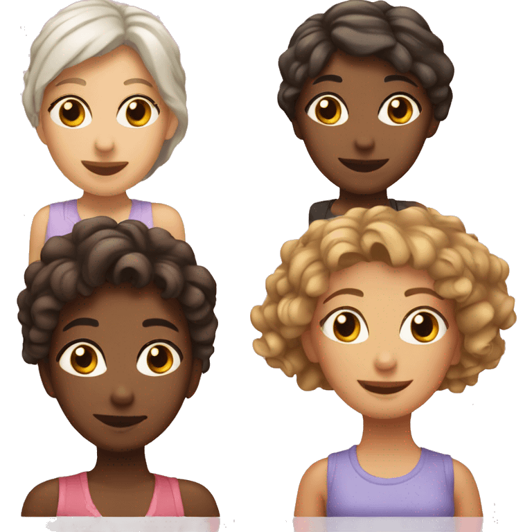 Has un emoji de dos amigas abrazadas  emoji