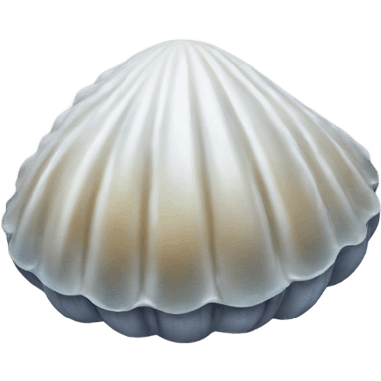 Wet clam shell emoji