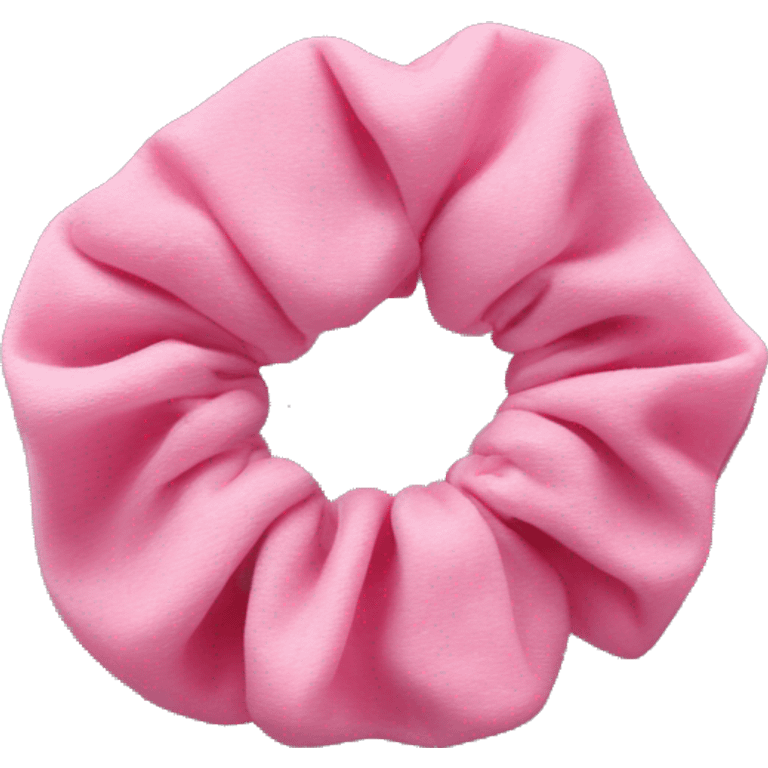 Pink scrunchie  emoji