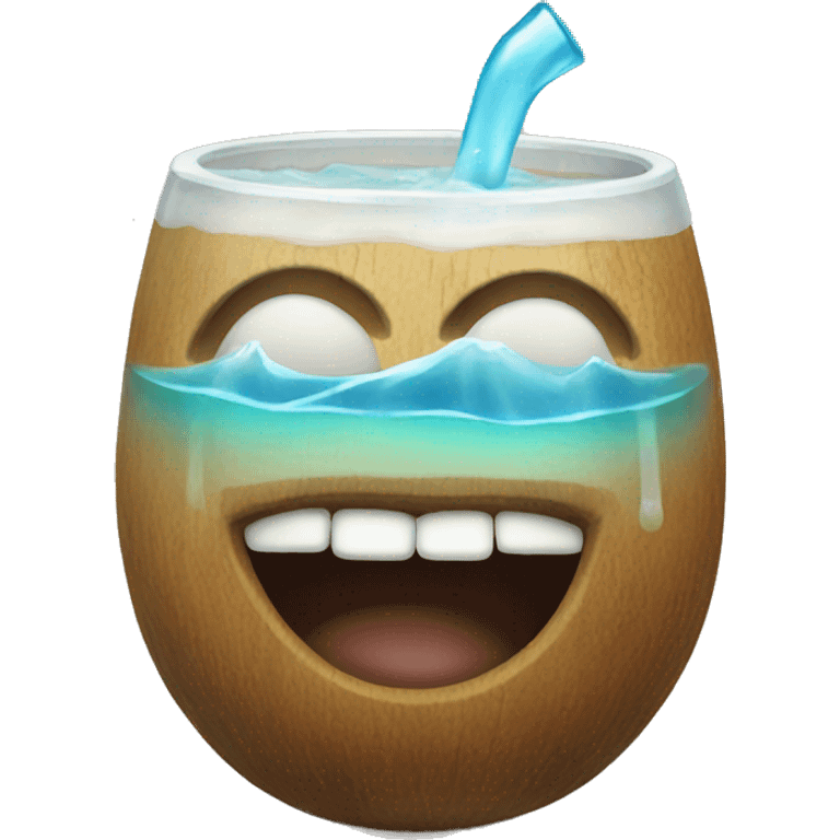 agua de coco emoji