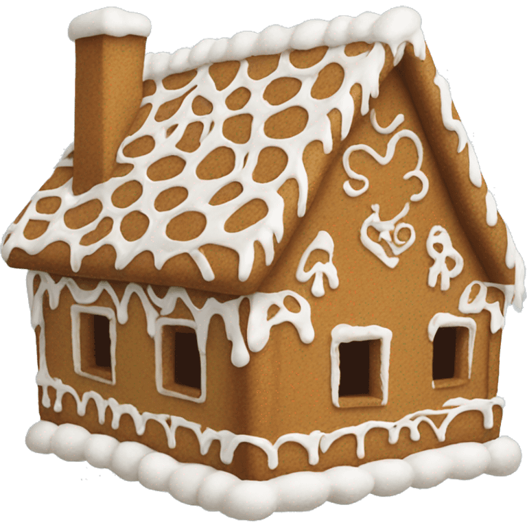 gingerbread house emoji