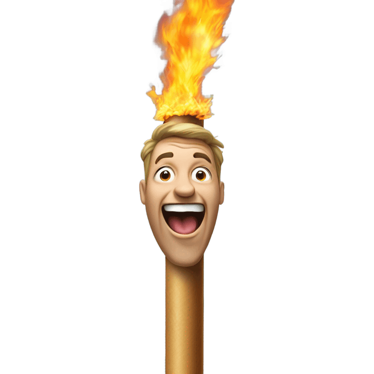 Funny sliding down the fire pole emoji