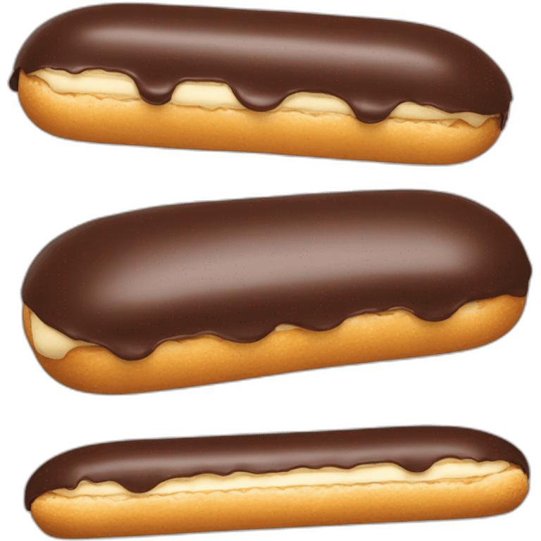 Éclair chocolat emoji