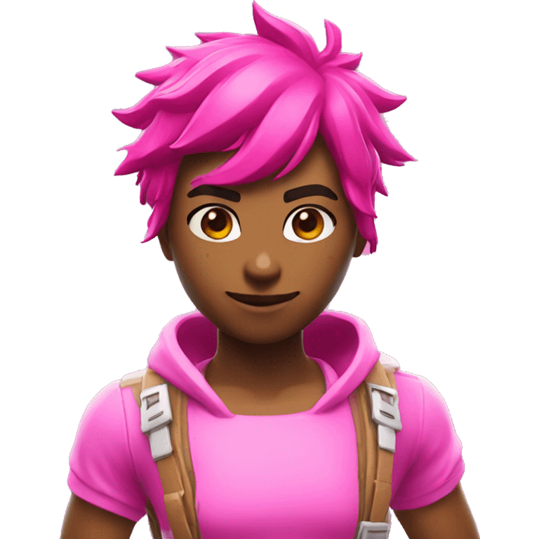 Fortnite pink skin emoji