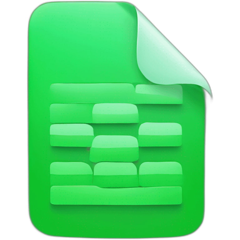 green code editor app logo with file emoji