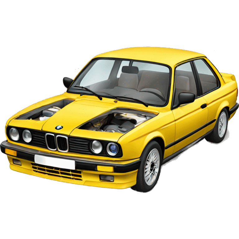 rotten yellow bmw e30 emoji