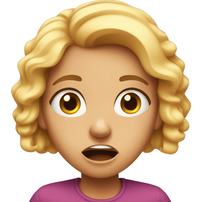 shocked girl  emoji