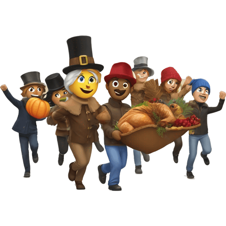 Thanksgiving parade emoji