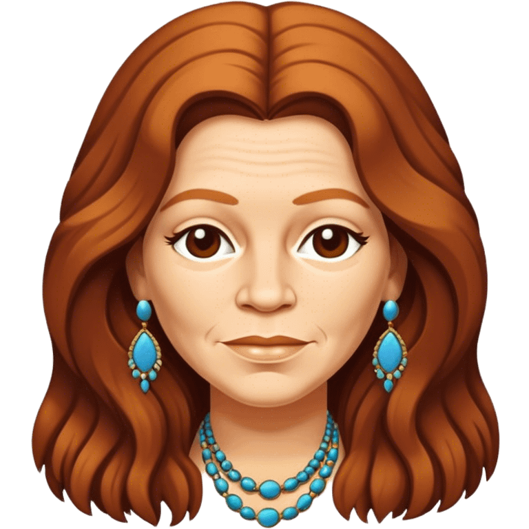 a portrait of janis joplin emoji