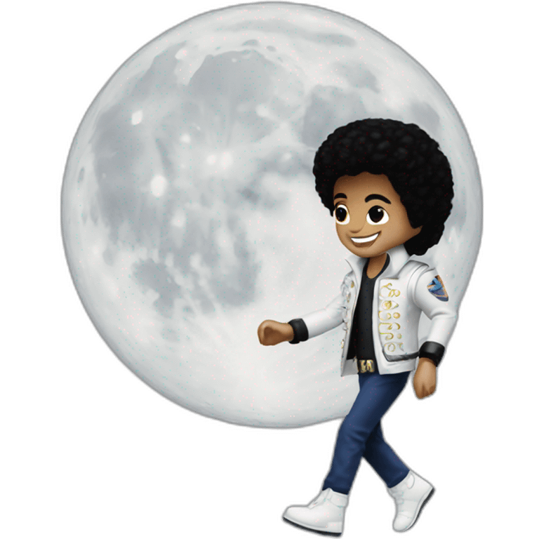 Moon walk michael jackson emoji