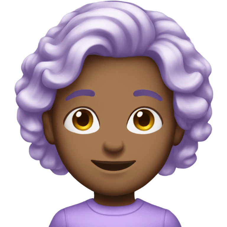 pastel purple shampoo emoji