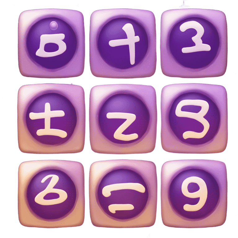 "Calendar with magical numbers and celestial symbols, daily fortune telling with numbers, mystical purple glow" emoji