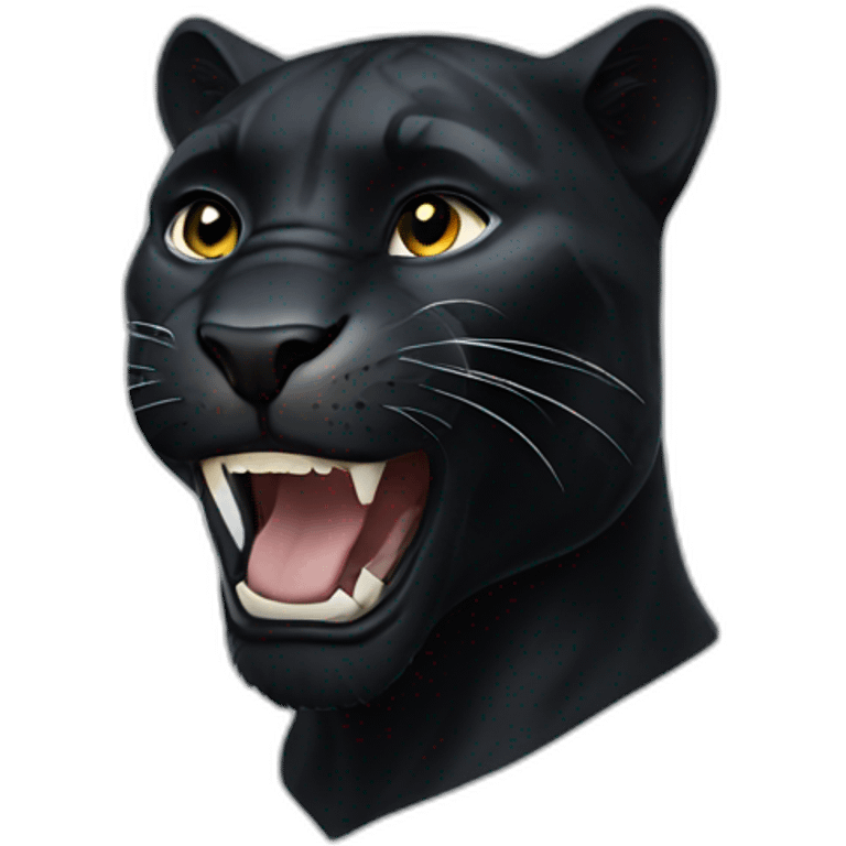 black panther happy emoji