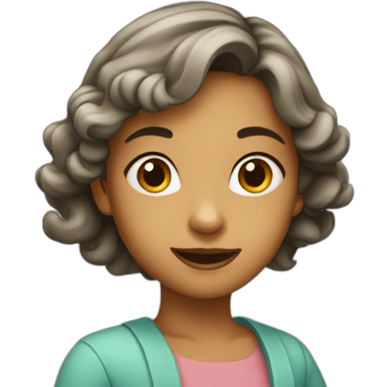 patisier fille emoji