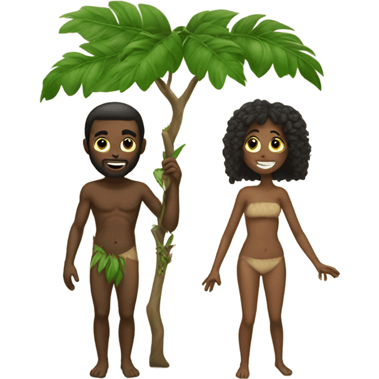 Adam and Eve emoji