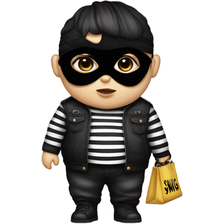 A baby as a fat robber  emoji