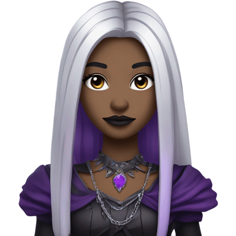 raven queen from ever after high emoji