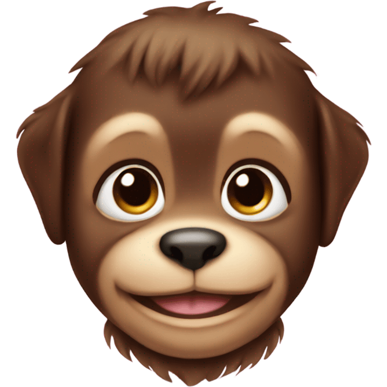 Puppy monkey baby emoji