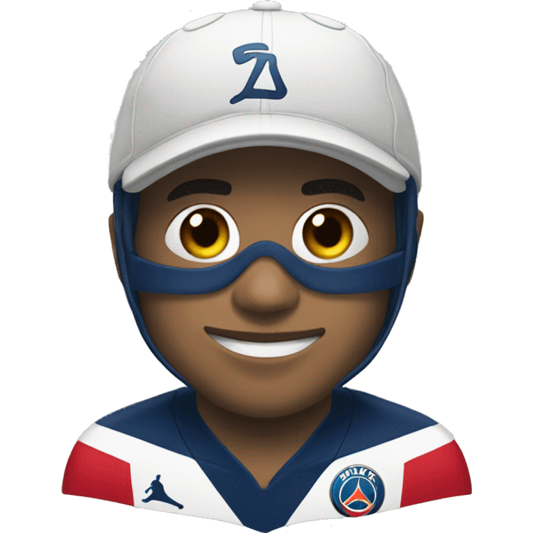 Mbappé with mask  emoji