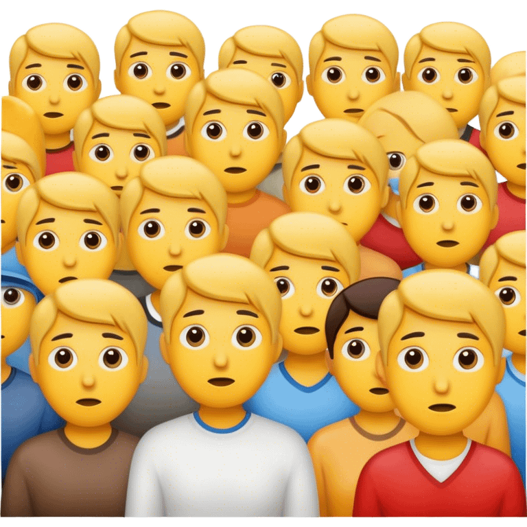 attentive spectators
 emoji