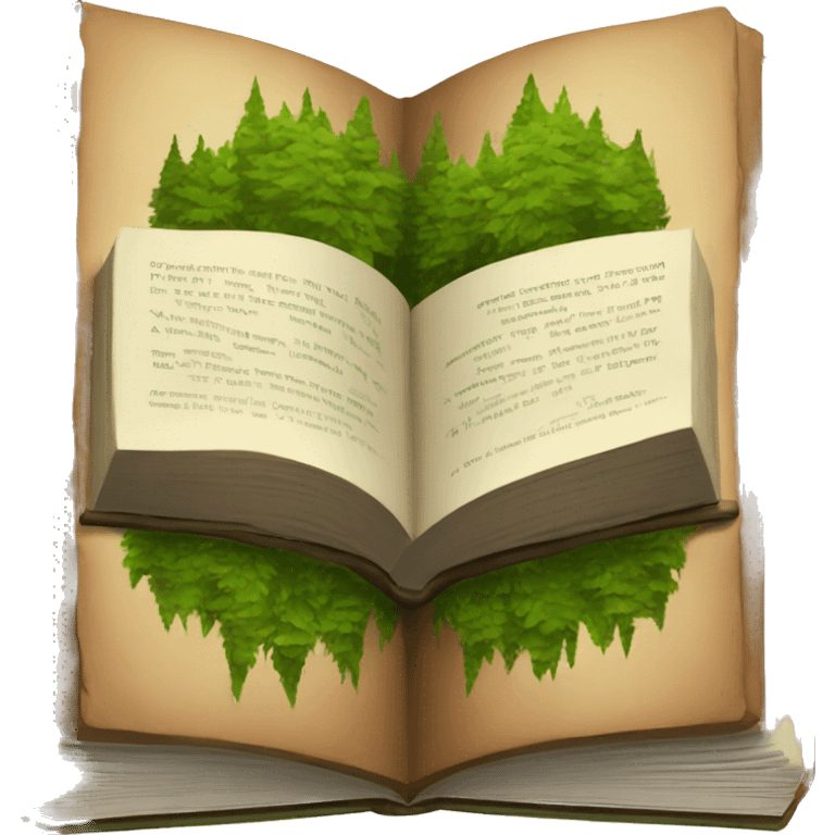 book of forest emoji