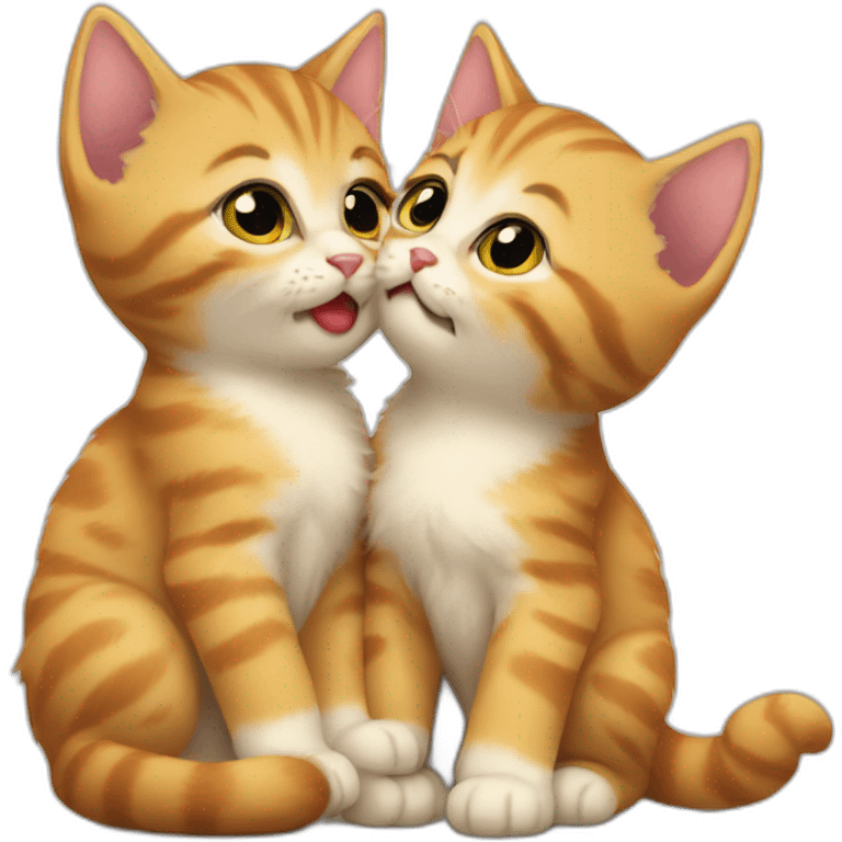 Kitten kiss emoji