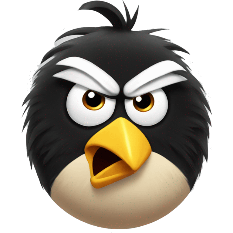 Angry bird emoji