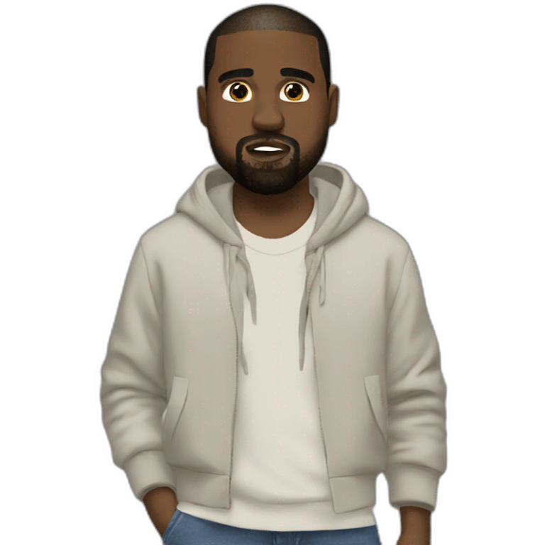 kanye west wear gap emoji