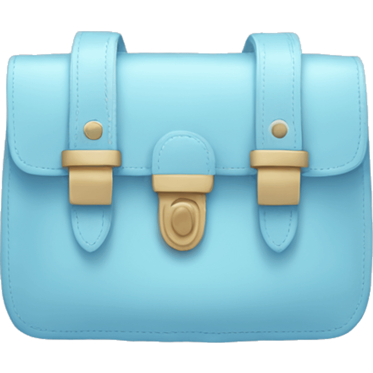 pastel blue bag emoji