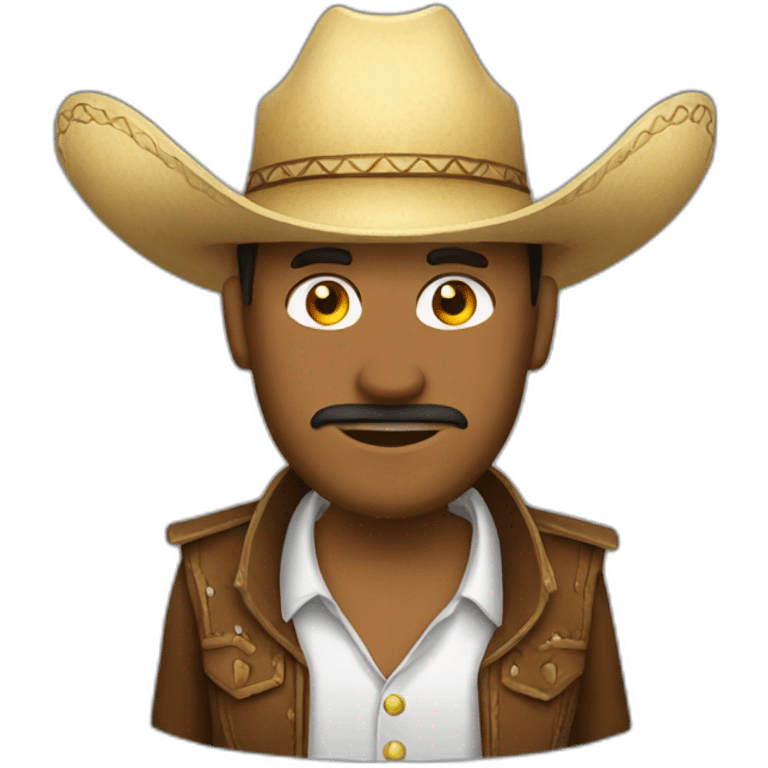 Sombrero de vaquero emoji