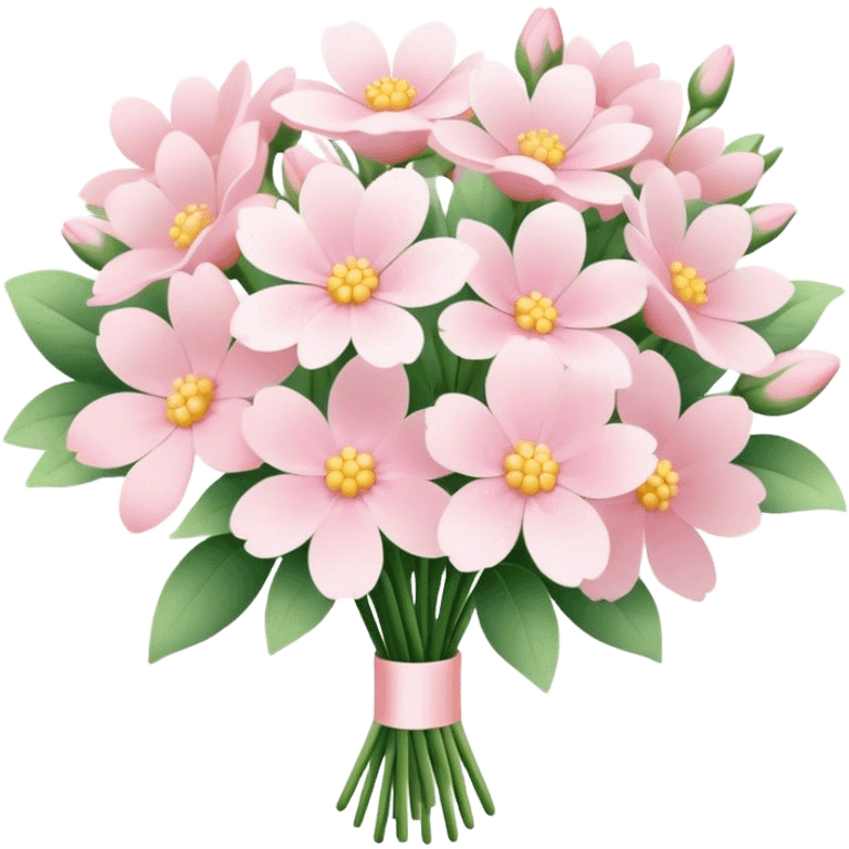 pale pink flower bouquet  emoji