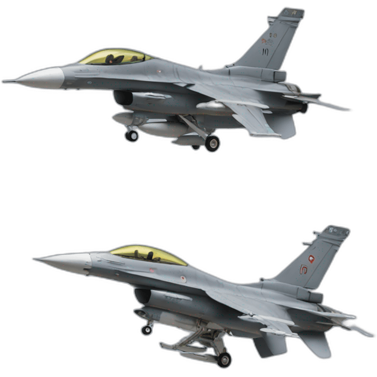 F16 aircraft emoji